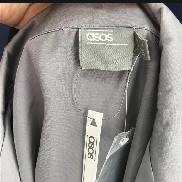 Asos color block blouse sz 12 - Picture 8 of 8